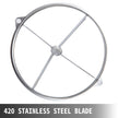 VEVOR 4-Section Commercial Easy Wedger Stainless Steel Blade Fruit Lime Slicer, Lemon Cutter for Home Bar Restaurant, Sliver