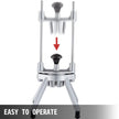 VEVOR 4-Section Commercial Easy Wedger Stainless Steel Blade Fruit Lime Slicer, Lemon Cutter for Home Bar Restaurant, Sliver