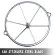 VEVOR 6-Section Commercial Easy Wedger Stainless Steel Blade Fruit Lime Slicer, Lemon Cutter 6 Wedges for Home Bar Restaurant