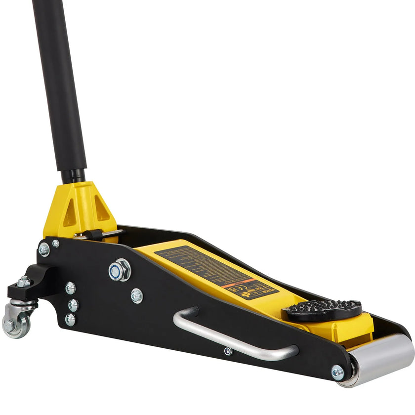 VEVOR Floor Jack, 1.5 Ton Low Profile Floor Jack, Aluminum and Steel Racing Floor Jack with Dual Pistons Quick Lift Pump, Floor Jack Lifting Range 3-3/20