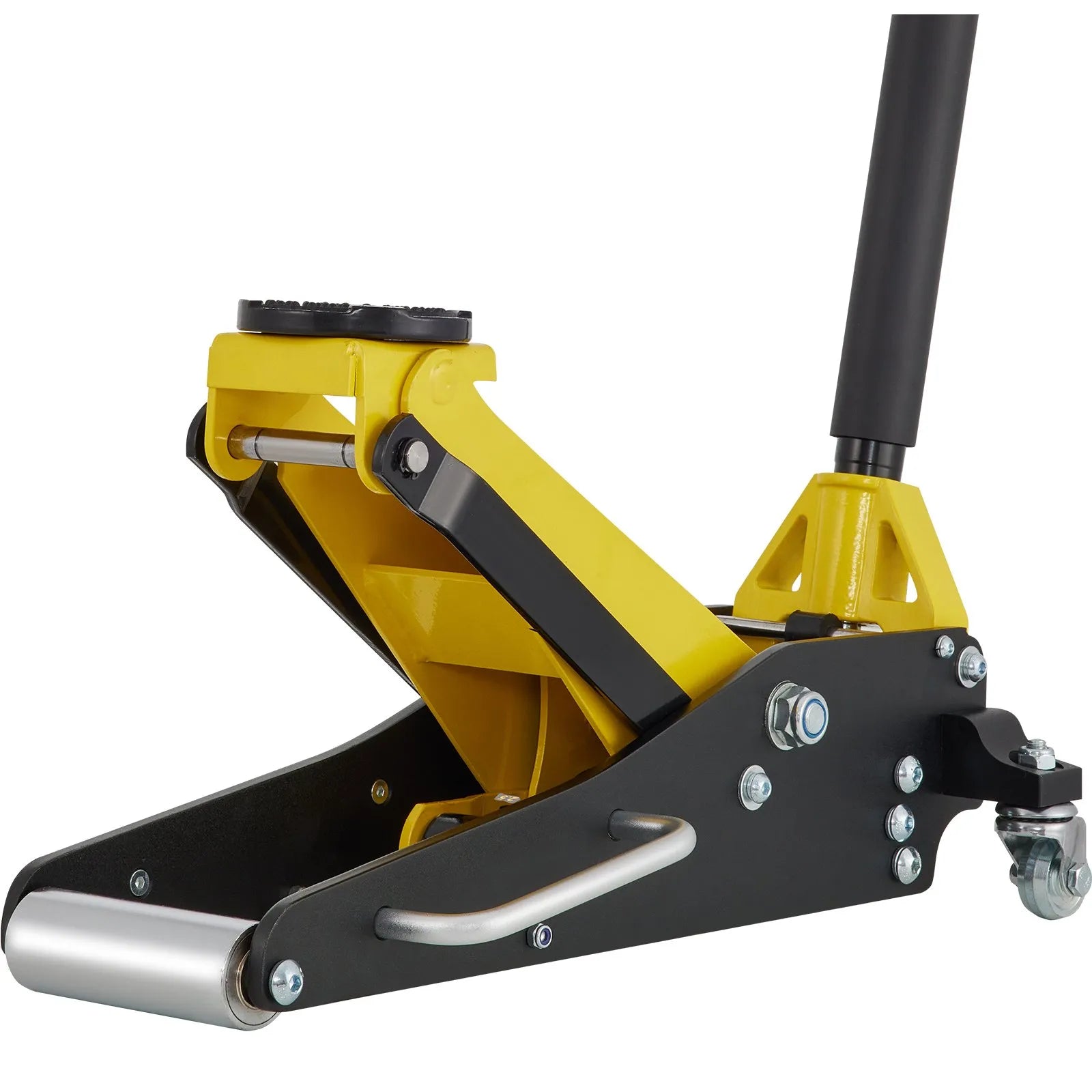 VEVOR Floor Jack, 1.5 Ton Low Profile Floor Jack, Aluminum and Steel Racing Floor Jack with Dual Pistons Quick Lift Pump, Floor Jack Lifting Range 3-3/20