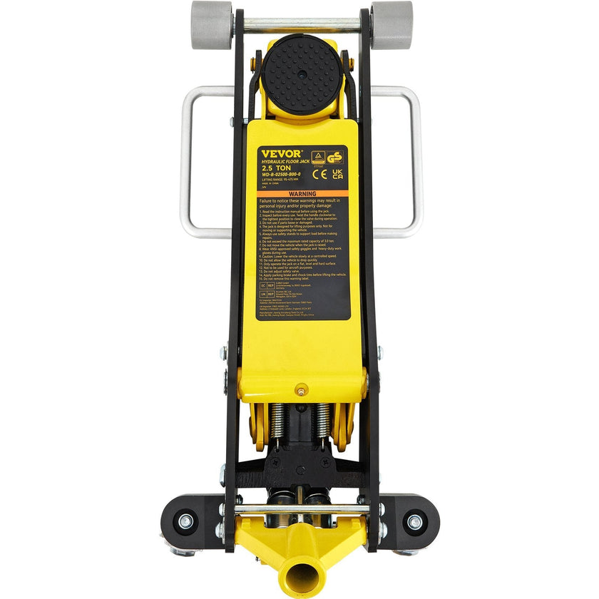 VEVOR Floor Jack, 2.5 Ton Low Profile Floor Jack, Aluminum And Steel Racing Floor Jack with Dual Pistons Quick Lift Pump, 3-3/4