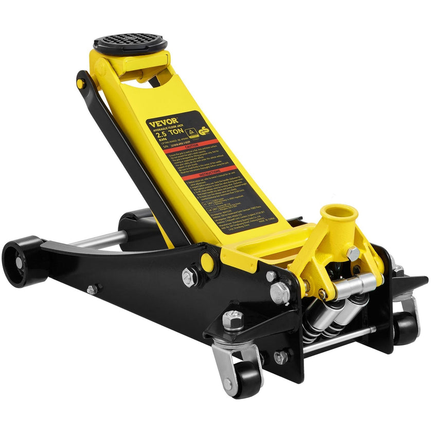 VEVOR Low Profile Floor Jack 2.5 Ton Heavy Duty Steel Dual Piston Rapid Pump