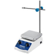 VEVOR SH-2 Magnetic Stirrer, 0-2000 RPM, 1000ml Mixing Capacity Laboratory Magnetic Stirrer Hotplate w/Stand, 180W Heating Power ? 380°C Max Heating Temperature, for Lab Liquid Mixing Heating