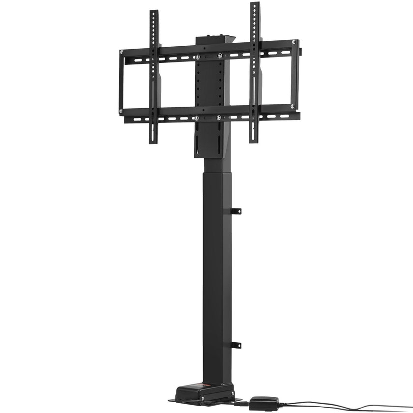 VEVOR Motorized TV Lift Stroke Length 39.4 Inches Motorized TV Mount Fit for 32-70 Inch TV Lift with Remote Control Height Adjustable 28.74-68.11 Inch,Load Capacity 154 Lbs
