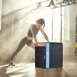 VEVOR 3 in 1 Plyometric Jump Box, 20/18/16 Inch Cotton Plyo Box, Platform & Jumping Agility Box, Anti-Slip Fitness Exercise Step Up Box for Home Gym Training, Conditioning Strength Training, Black
