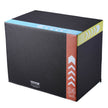 VEVOR 3 in 1 Plyometric Jump Box, 30/24/20 Inch Cotton Plyo Box, Platform & Jumping Agility Box, Anti-Slip Fitness Exercise Step Up Box for Home Gym Training, Conditioning Strength Training, Black