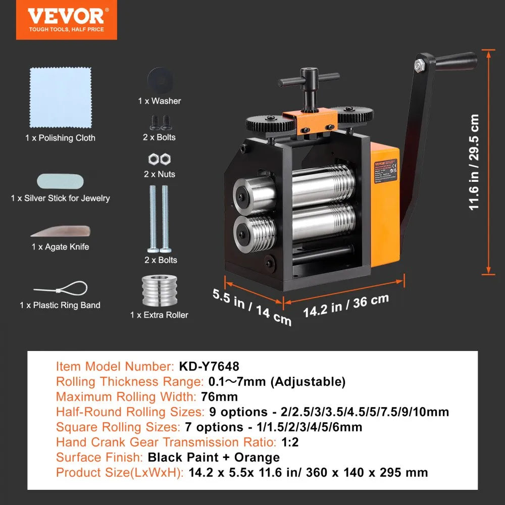 VEVOR Rolling Mill, 3