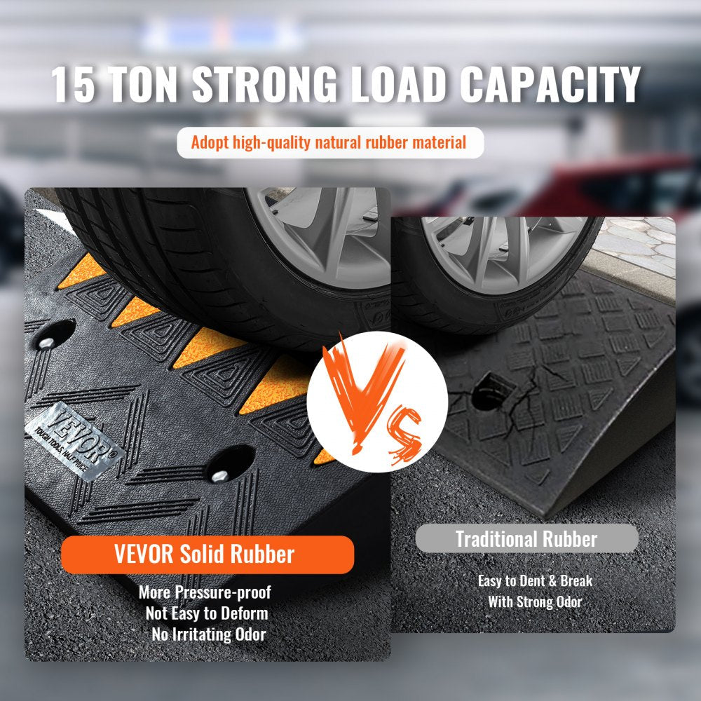 VEVOR Rubber Curb Ramp 4.25