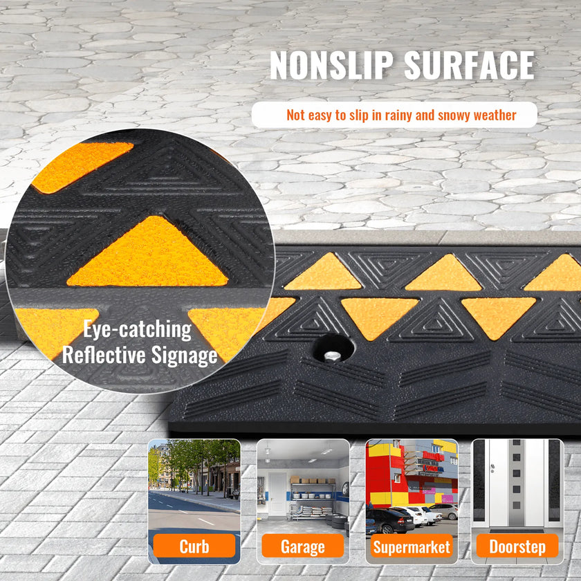 VEVOR Rubber Curb Ramp 3.7