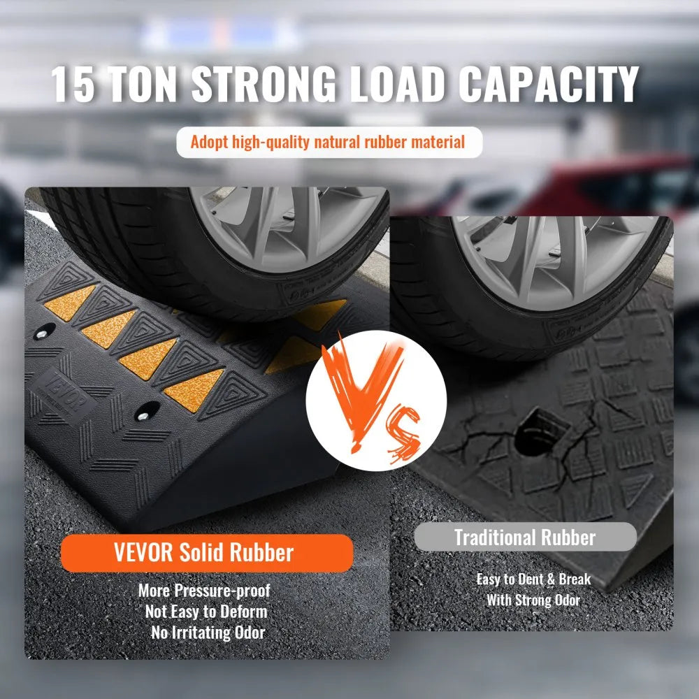 VEVOR Rubber Curb Ramp 2 Pack, 6