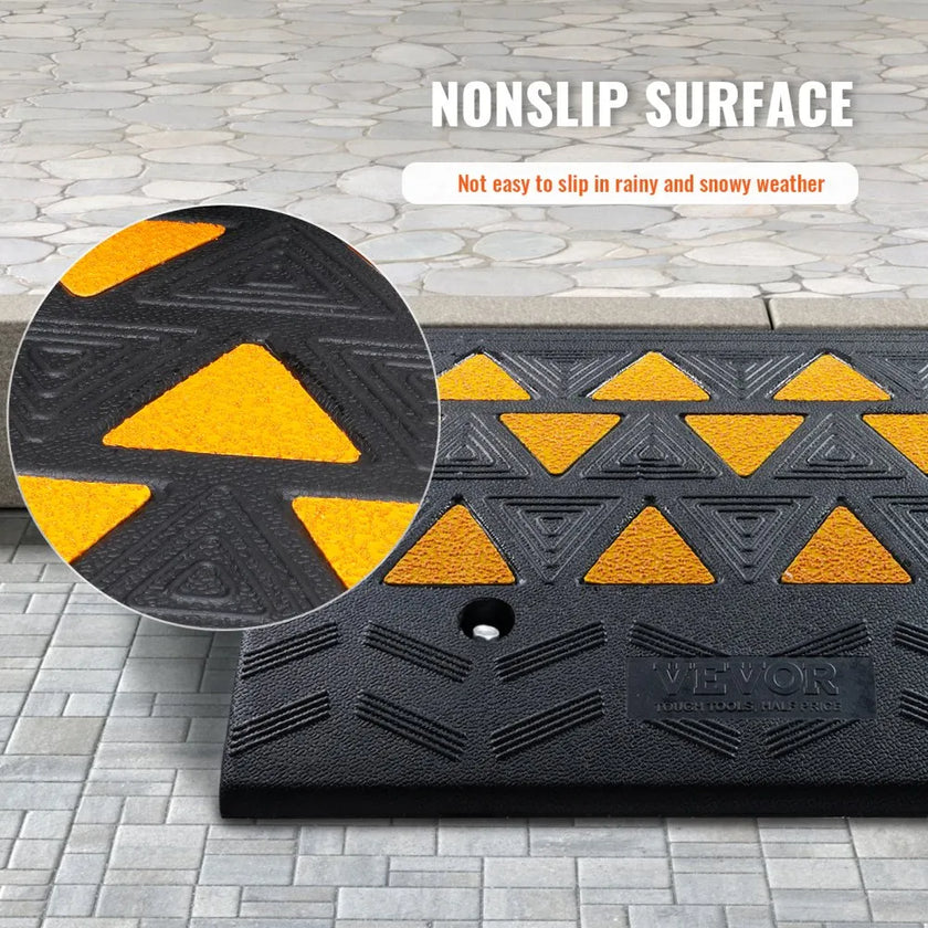 VEVOR Rubber Curb Ramp 2 Pack, 6
