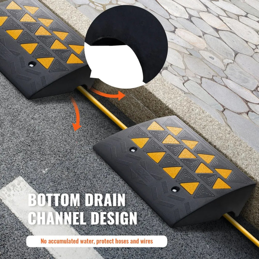 VEVOR Rubber Curb Ramp 2 Pack, 6