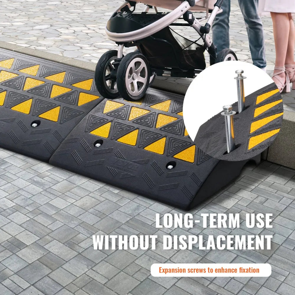 VEVOR Rubber Curb Ramp 2 Pack, 6