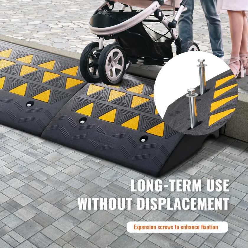 VEVOR Rubber Curb Ramp 2 Pack, 6