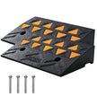 VEVOR Rubber Curb Ramp 2 Pack, 4.3