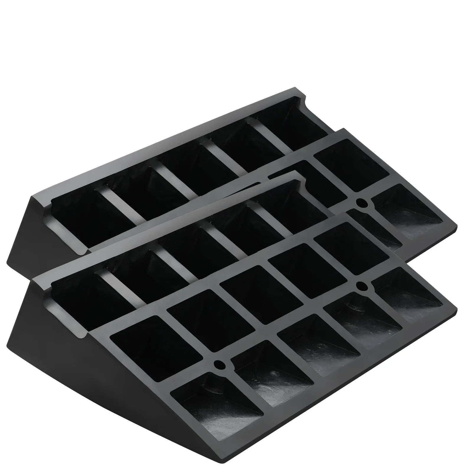 VEVOR Rubber Curb Ramp 2 Pack, 4.3