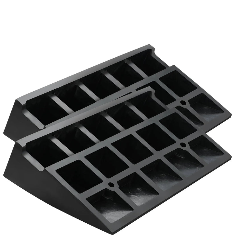 VEVOR Rubber Curb Ramp 2 Pack, 4.3