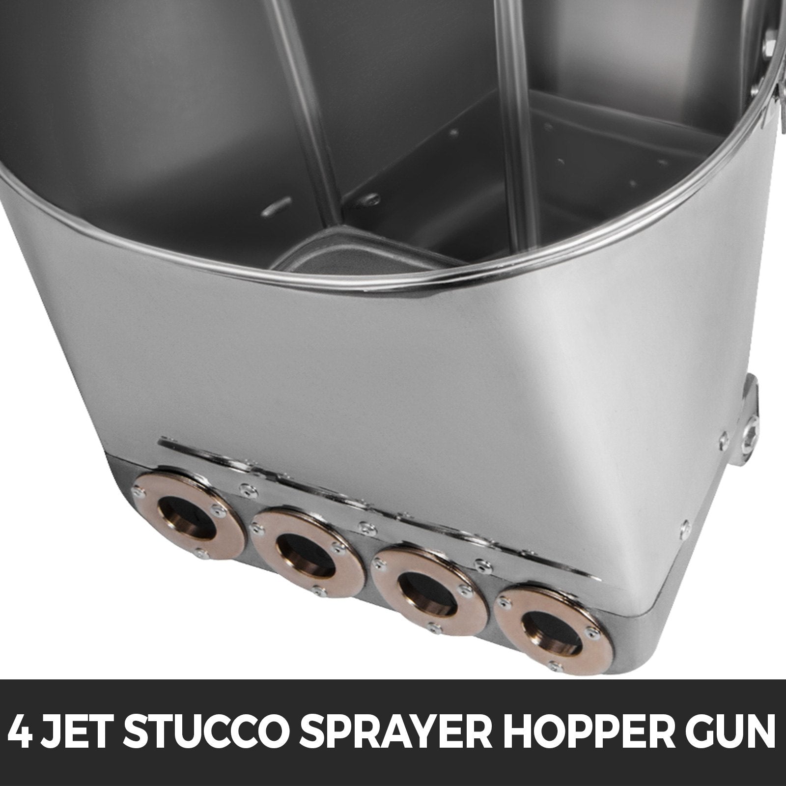 4 Jet Cement Mortar Sprayer Wall Painting Construction Handrail Convenient