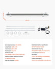 VEVOR 110V 55W UV Water Purifier 12GPM Ultraviolet Water Purifier Filter