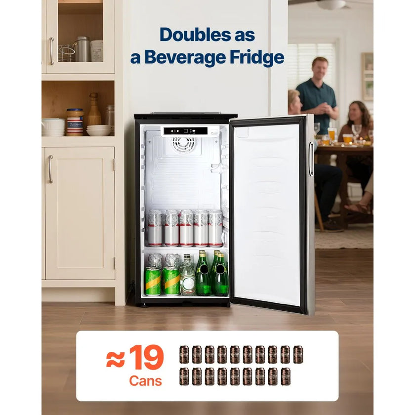 VEVOR Beer Kegerator – Single Tap Commercial Draft Beer Dispenser, 92L Capacity