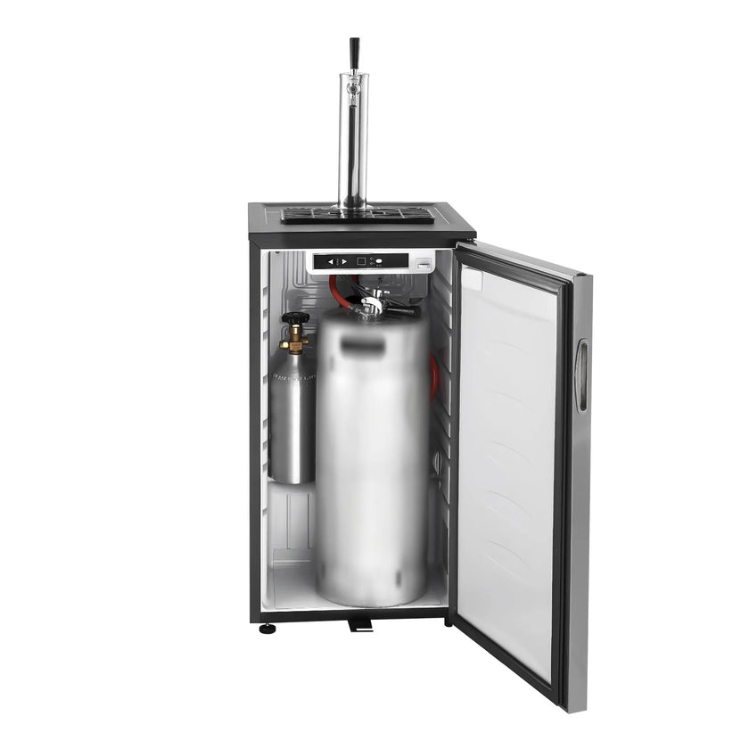 VEVOR Beer Kegerator – Single Tap Commercial Draft Beer Dispenser, 92L Capacity