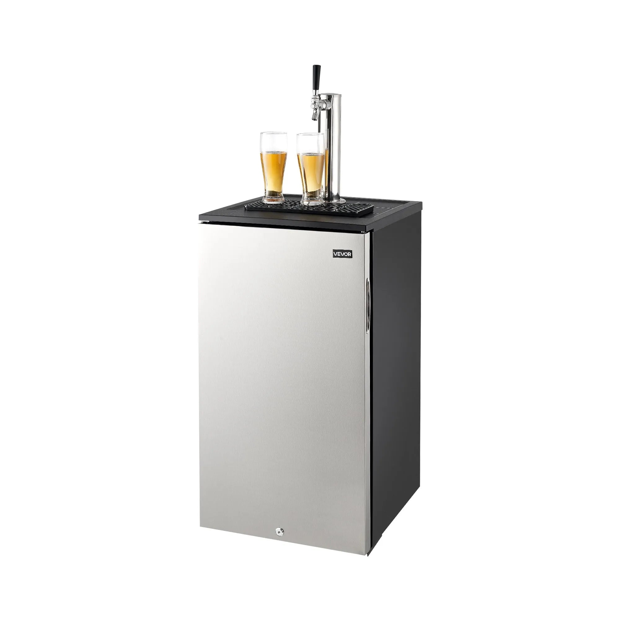 VEVOR Beer Kegerator – Single Tap Commercial Draft Beer Dispenser, 92L Capacity