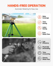 VEVOR Tripod Sprinkler 360° Spray Heavy Duty Sprinklers for Lawn Garden Green