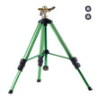 VEVOR Tripod Sprinkler 360° Spray Heavy Duty Sprinklers for Lawn Garden Green