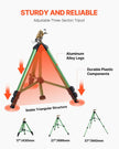 VEVOR Tripod Sprinkler 2 Packs Heavy Duty Lawn Sprinklers with 3/4