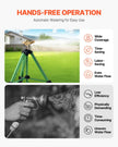 VEVOR Tripod Sprinkler 2 Packs Heavy Duty Lawn Sprinklers with 3/4