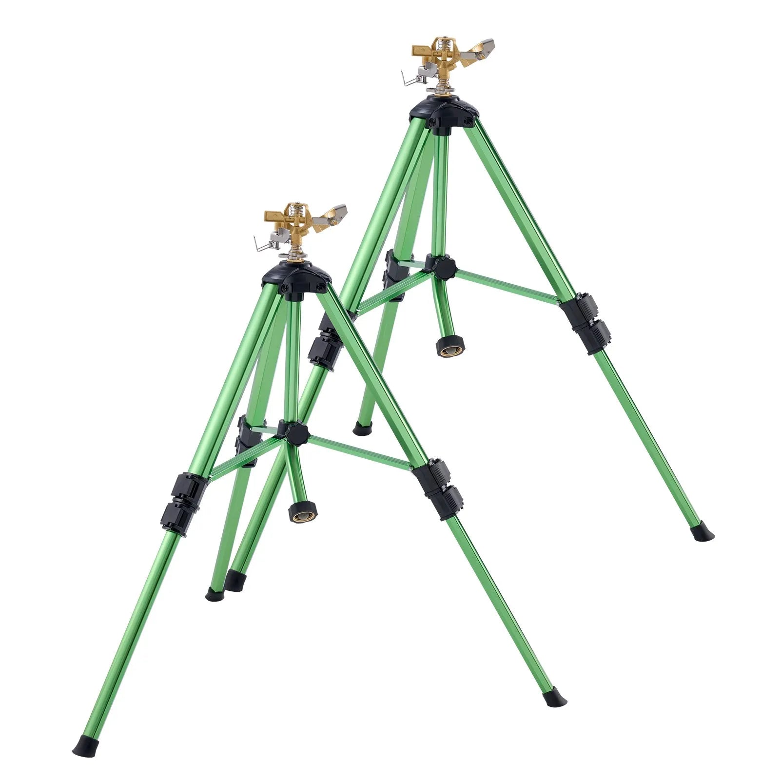 VEVOR Tripod Sprinkler 2 Packs Heavy Duty Lawn Sprinklers with 3/4