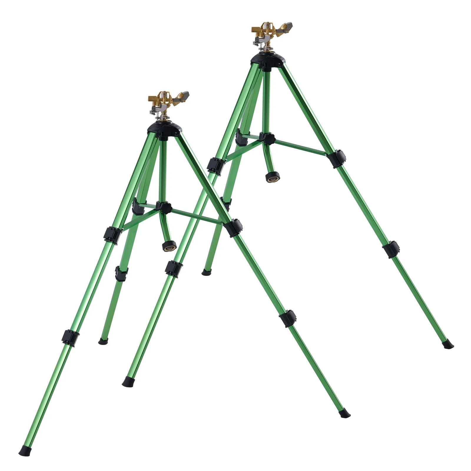 VEVOR Tripod Sprinkler 2 Packs Heavy Duty Lawn Sprinklers with 3/4
