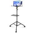 VEVOR Projector Stand with Wheels Laptop Stand Tripod Height from 31.3 to 67.3