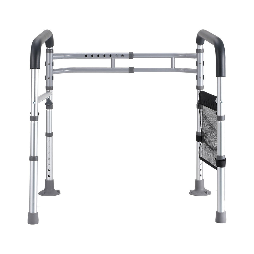 VEVOR Foldable Toilet Safety Rail Toilet Rail with Non-Slip Handles for Seniors