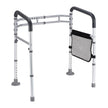 VEVOR Foldable Toilet Safety Rail Toilet Rail with Non-Slip Handles for Seniors
