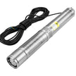 VEVOR Deep Well Submersible Pump, 1HP/750W 230V/60Hz, 37GPM Flow 207 ft Head, with 33 ft Electric Cord, 4 inch Stainless Steel Water Pumps for Industrial, Irrigation & Home Use, IP68 Waterproof Grade