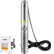 VEVOR Deep Well Submersible Pump Stainless Steel Water Pump 2HP 230V 37GPM 427ft