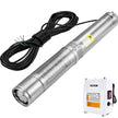 VEVOR Deep Well Submersible Pump Stainless Steel Water Pump 2HP 230V 37GPM 427ft