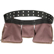 VEVOR Tool Belt, 13 Pockets, Adjusts from 29 Inches to 54 Inches, Leather Heavy Duty Tool Pouch Bag with Dual Hammer Loops, Tool Bag for Electrician, Carpenter, Handyman, Construction, Framer, Brown