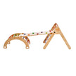 VEVOR Pikler Triangle Set 5in1 Montessori Climbing Toys Toddlers Large Colorful