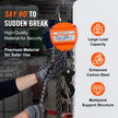 VEVOR Manual Chain Hoist, 3 Ton 6600 lbs Capacity 10 FT Come Along, G80 Galvanized Carbon Steel with Double-Pawl Brake, Auto Chain Leading & 360° Rotation Hook, for Garage Factory Dock