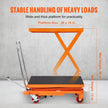 VEVOR Hydraulic Lift Table Cart, 330lbs Capacity 50