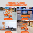 VEVOR Hydraulic Lift Table Cart, 330lbs Capacity 50