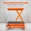 VEVOR Hydraulic Lift Table Cart, 770lbs Capacity 59