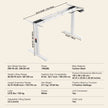 VEVOR Standing Desk Frame Dual Motor, Adjustable 26
