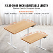 VEVOR Standing Desk Frame Dual Motor, Adjustable 27.6