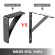 Heavy Duty Shelf Brackets, Floating Shelf Bracket 7x6x2