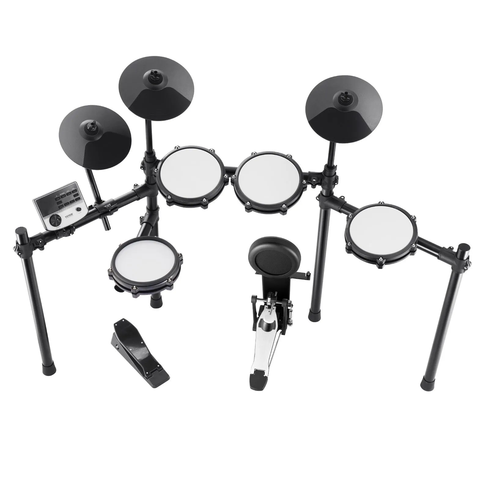 VEVOR Electric Drum Set Electronic Drum Kit 480 Sounds for Beginners & Adults