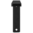 VEVOR Shelf Bracket, Heavy Duty Floating Shelf Brackets 10 x 6 in, 4 Pcs Brackets for Shelves, 5mm Thick Matte Black L Shelf Bracket,Steel Shelving Brackets with 160 lbs Load Capacity